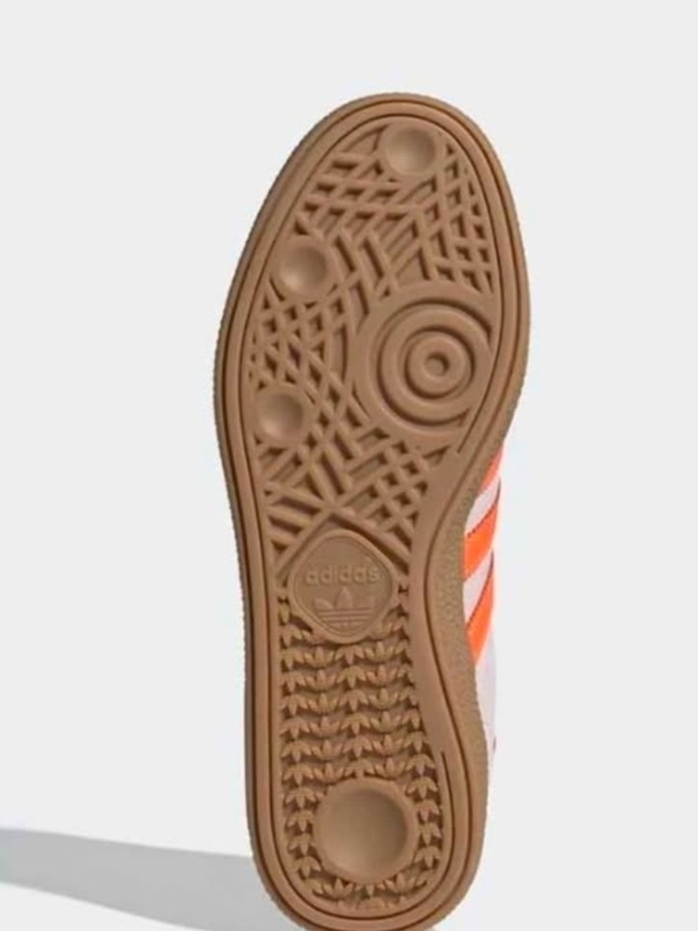 adidas Women's Gazelle Spezial Suede Sneaker - Pink with Orange Stripes - Picture 8 of 10